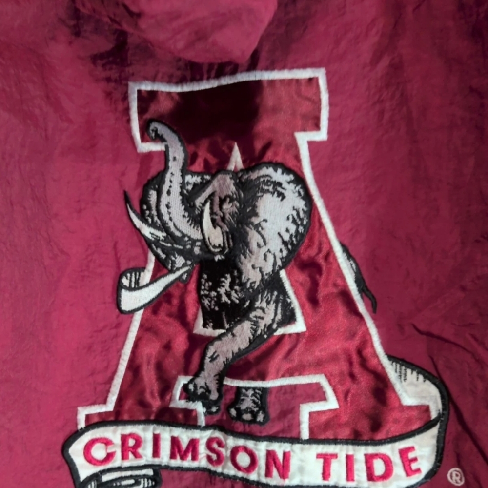 Alabama Crimson Tide Starter Jacket Size Xl Vintage NCAA - Picture 4 of 9